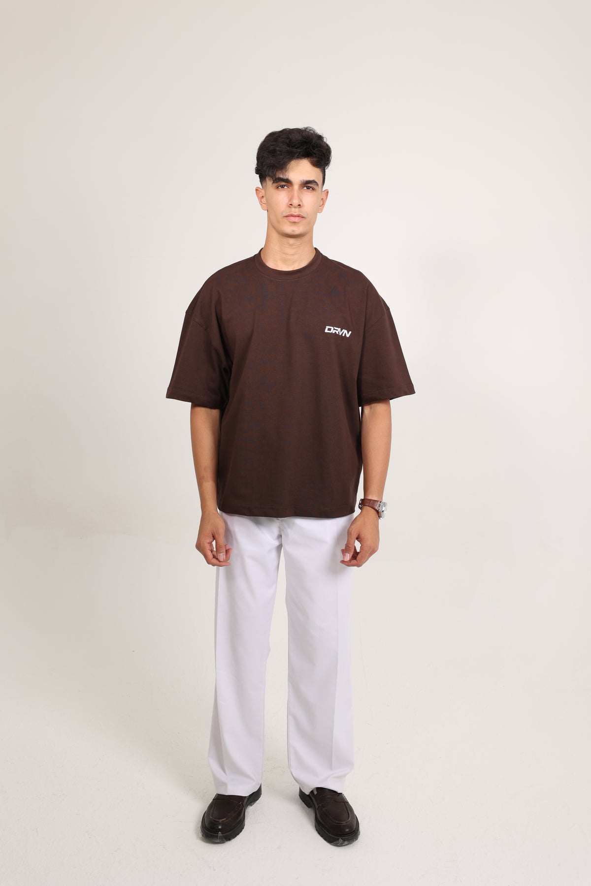 Box Fit T-shirt Brown