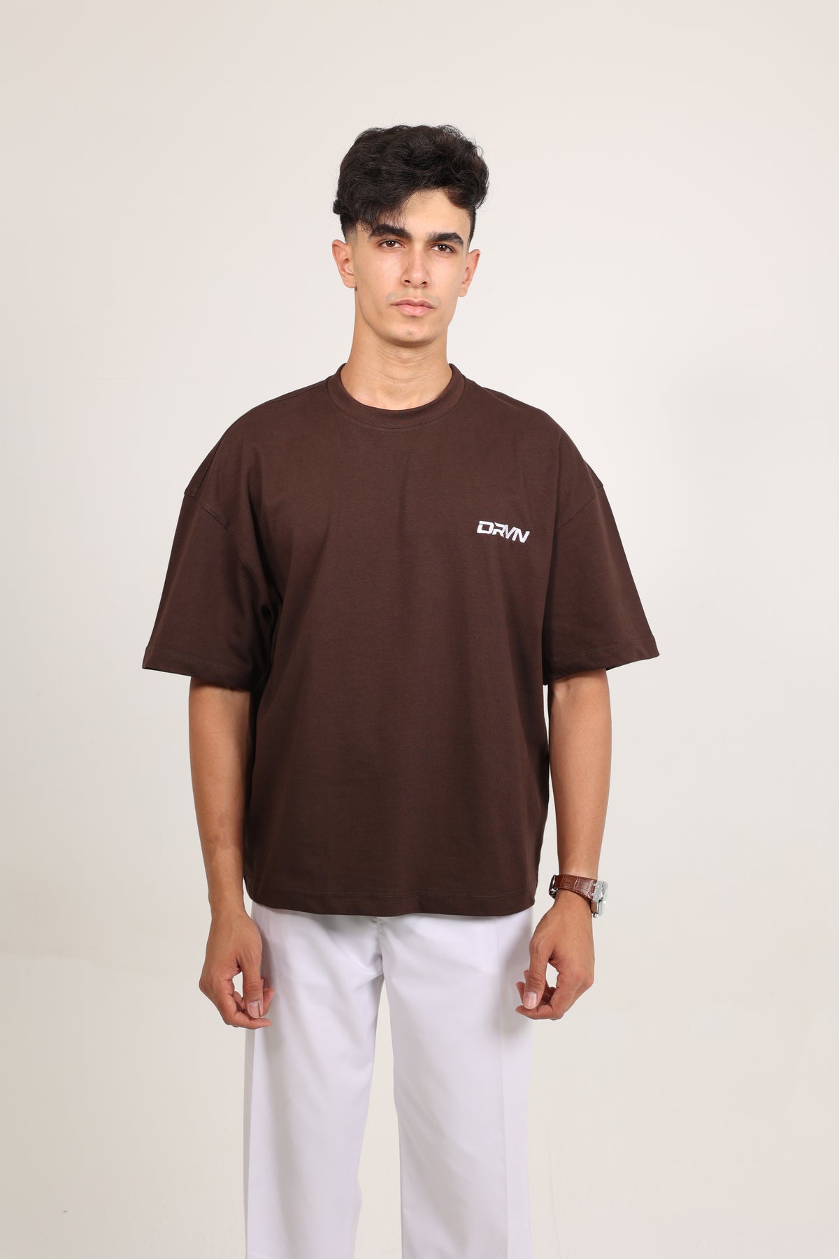 Box Fit T-shirt Brown