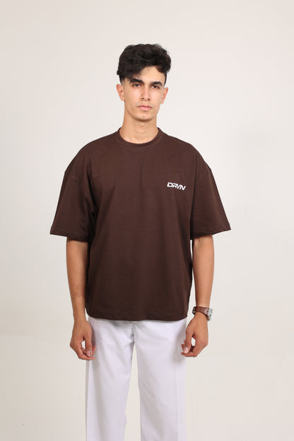 Box Fit T-shirt Brown
