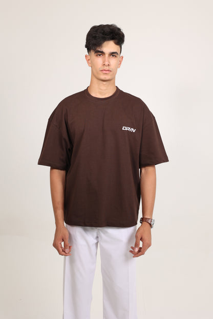 Box Fit T-shirt Brown