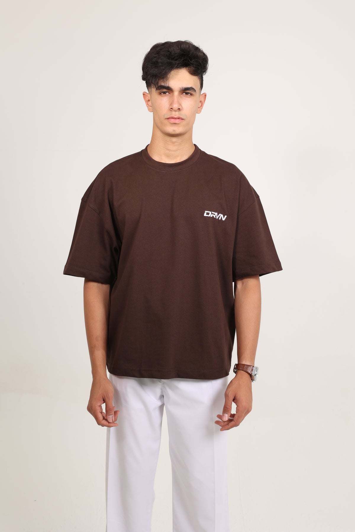 Box Fit T-shirt Brown