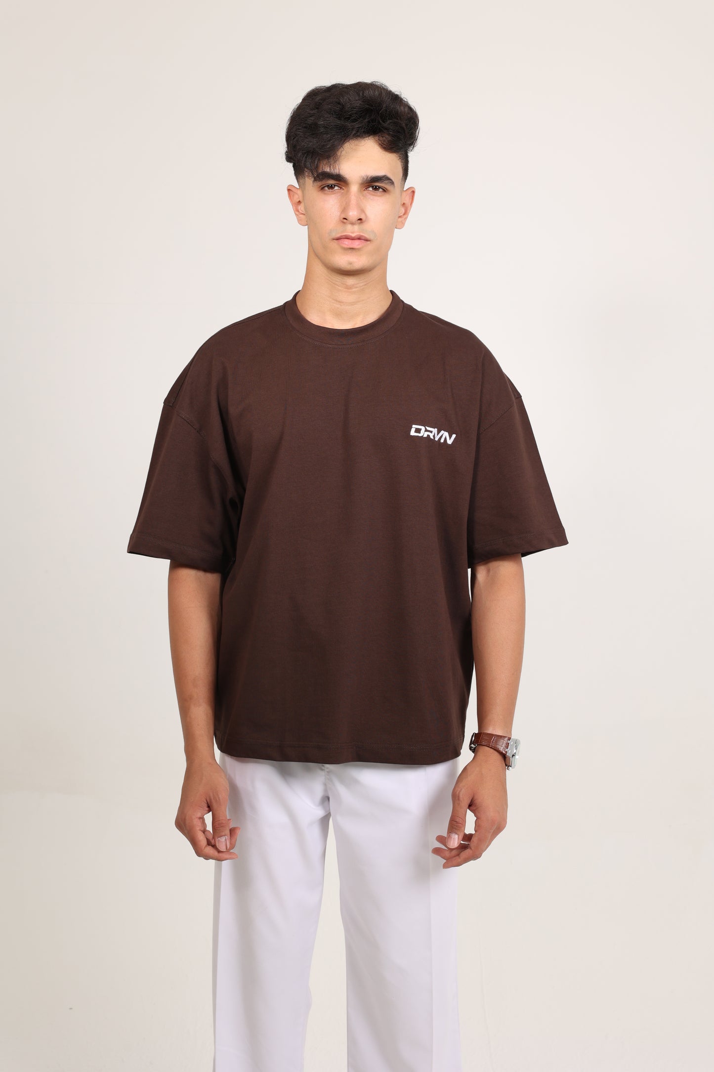 Box Fit T-shirt Brown