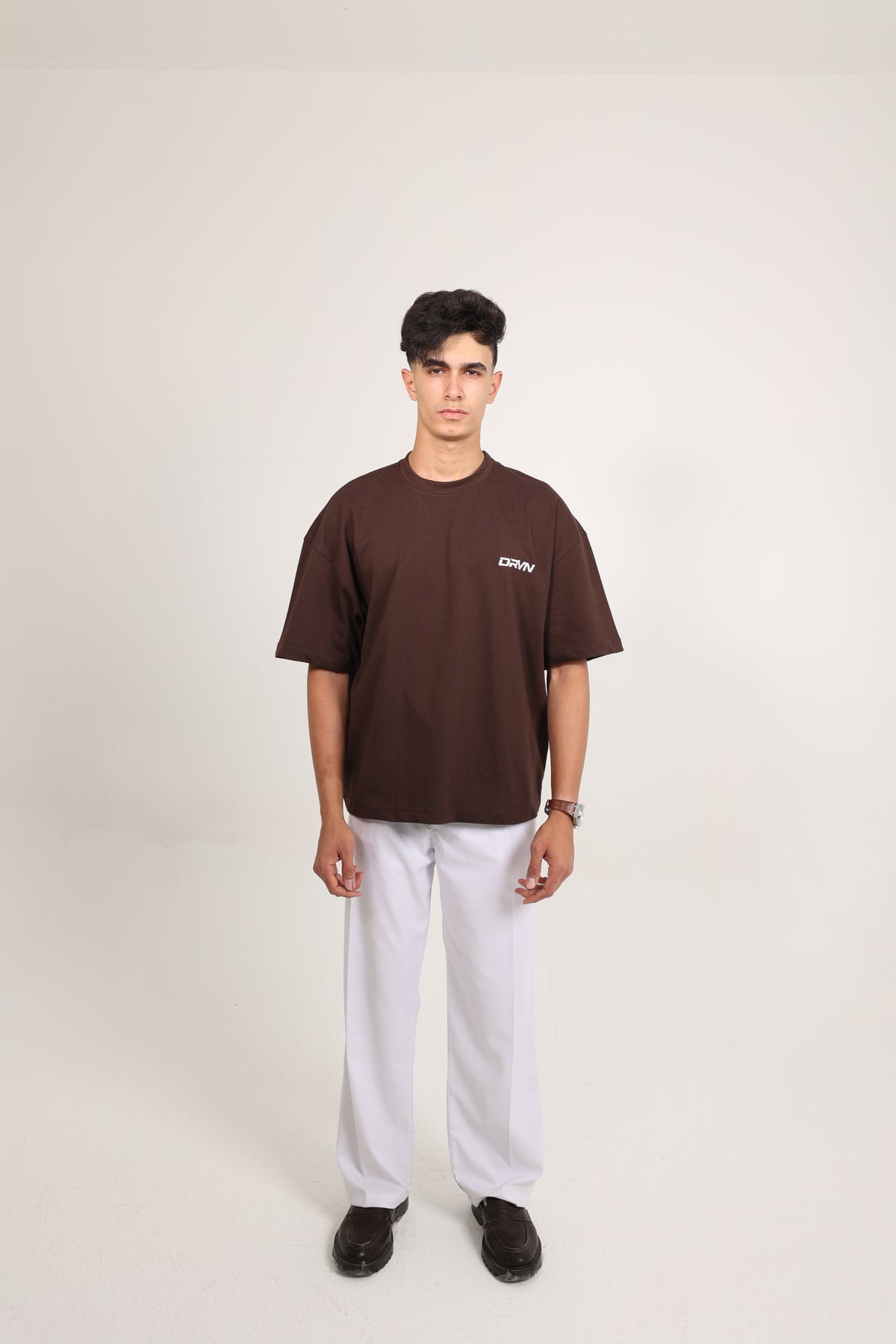 Box Fit T-shirt Brown