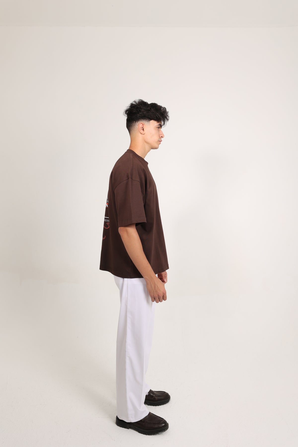 Box Fit T-shirt Brown