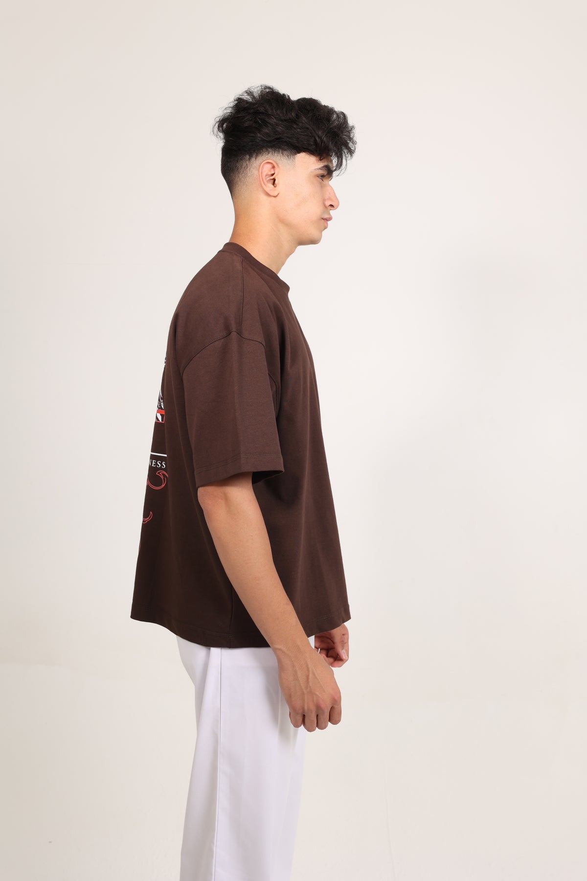 Box Fit T-shirt Brown