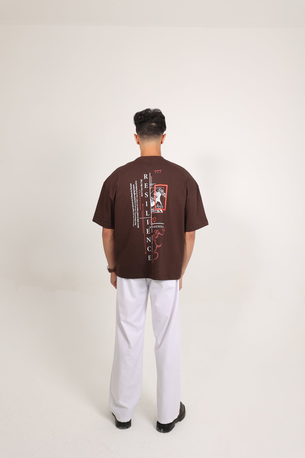 Box Fit T-shirt Brown