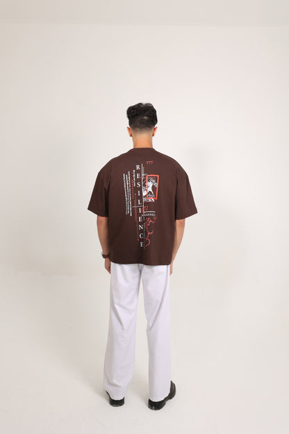 Box Fit T-shirt Brown