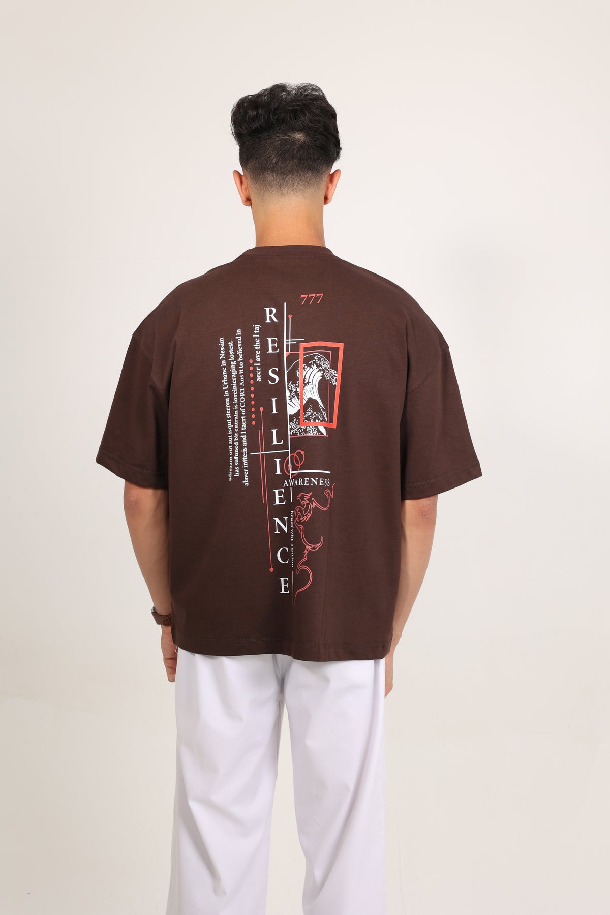 Box Fit T-shirt Brown
