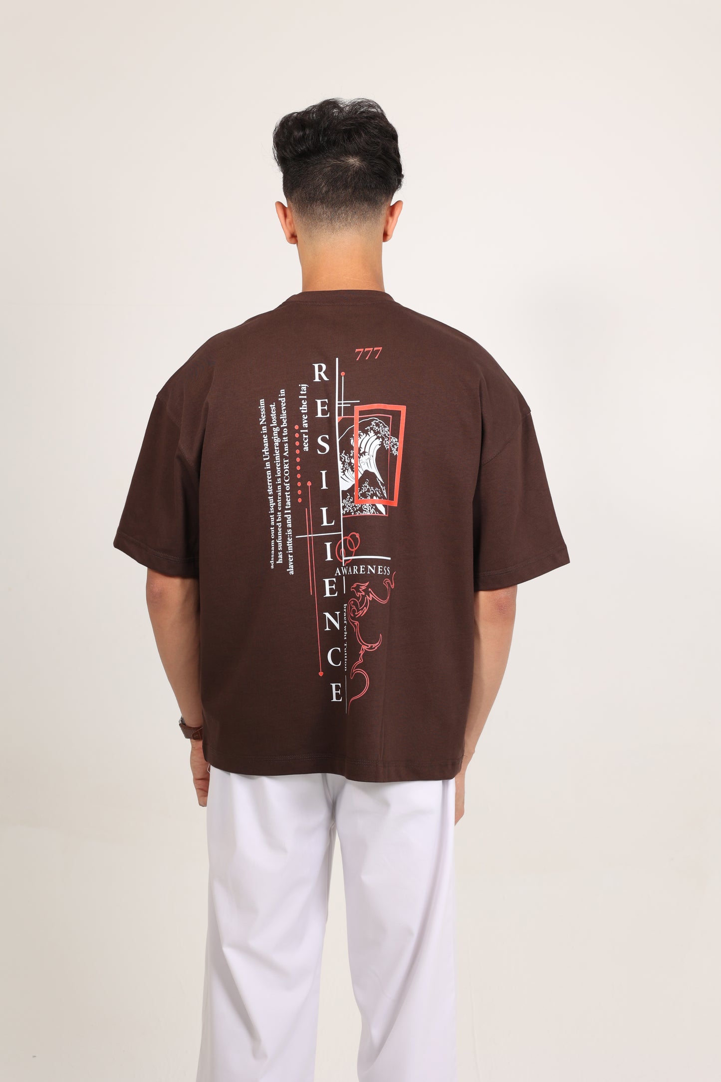 Box Fit T-shirt Brown