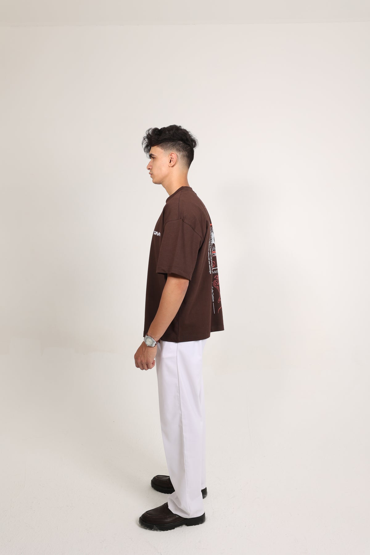 Box Fit T-shirt Brown