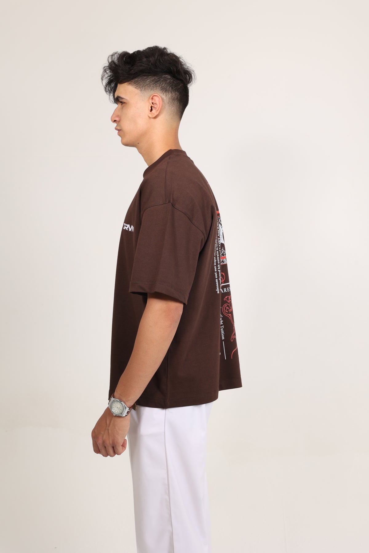 Box Fit T-shirt Brown