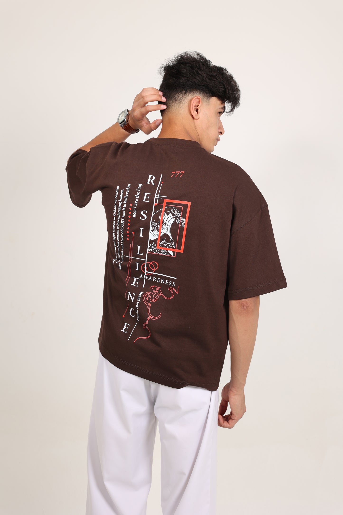 Box Fit T-shirt Brown