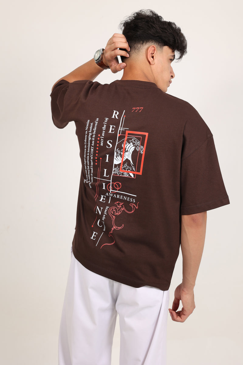 Box Fit T-shirt Brown