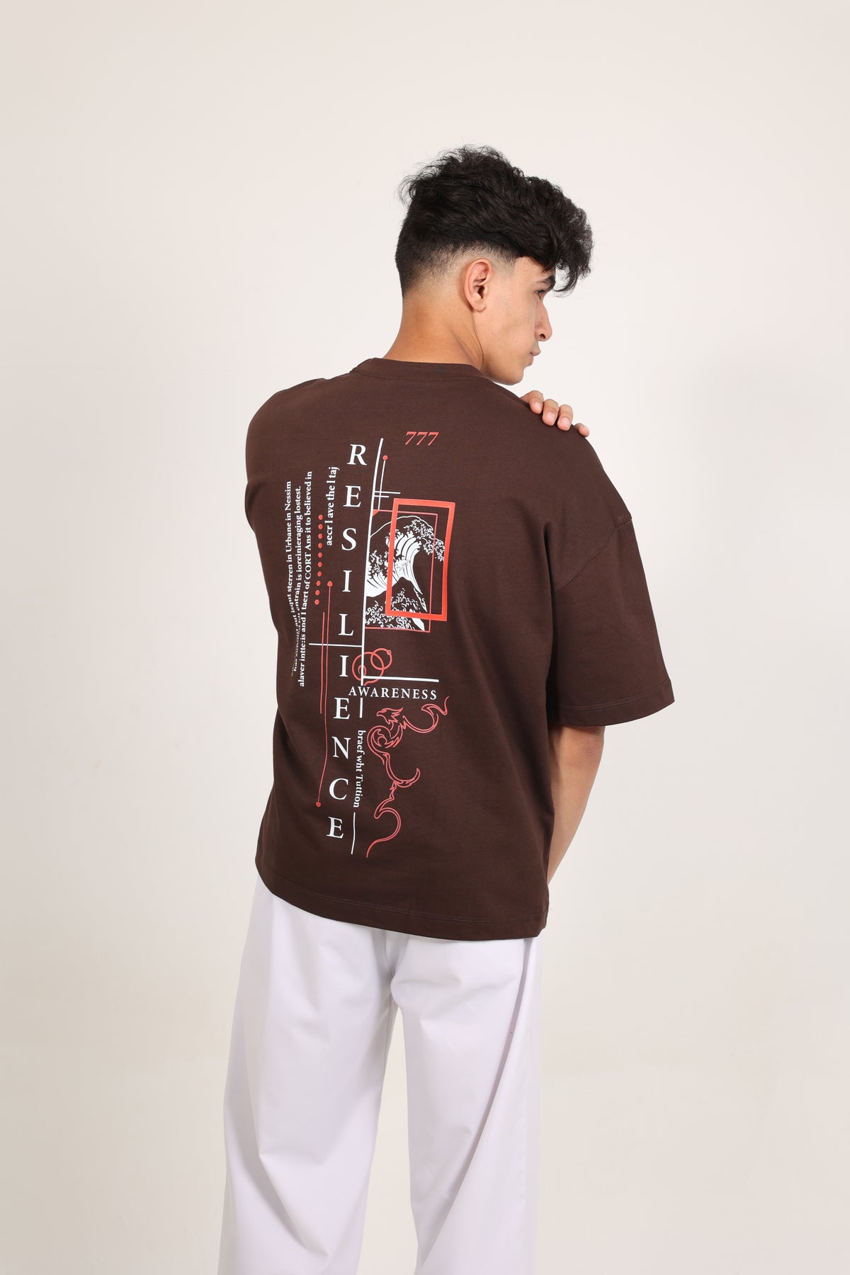Box Fit T-shirt Brown