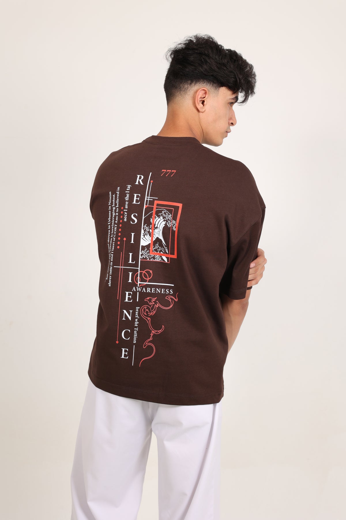 Box Fit T-shirt Brown