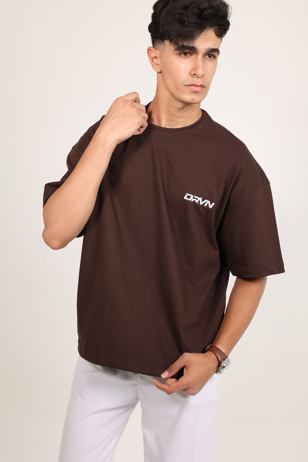 Box Fit T-shirt Brown