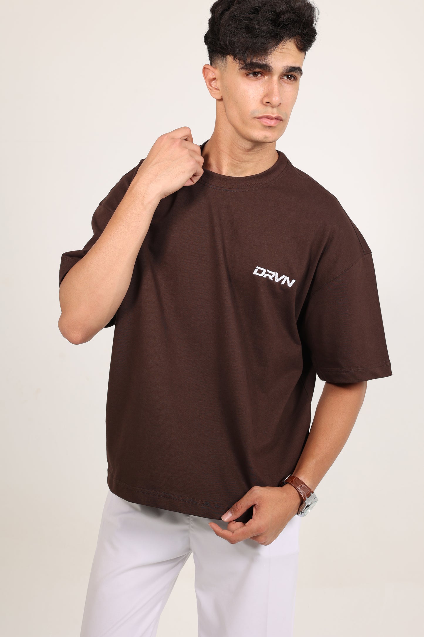 Box Fit T-shirt Brown