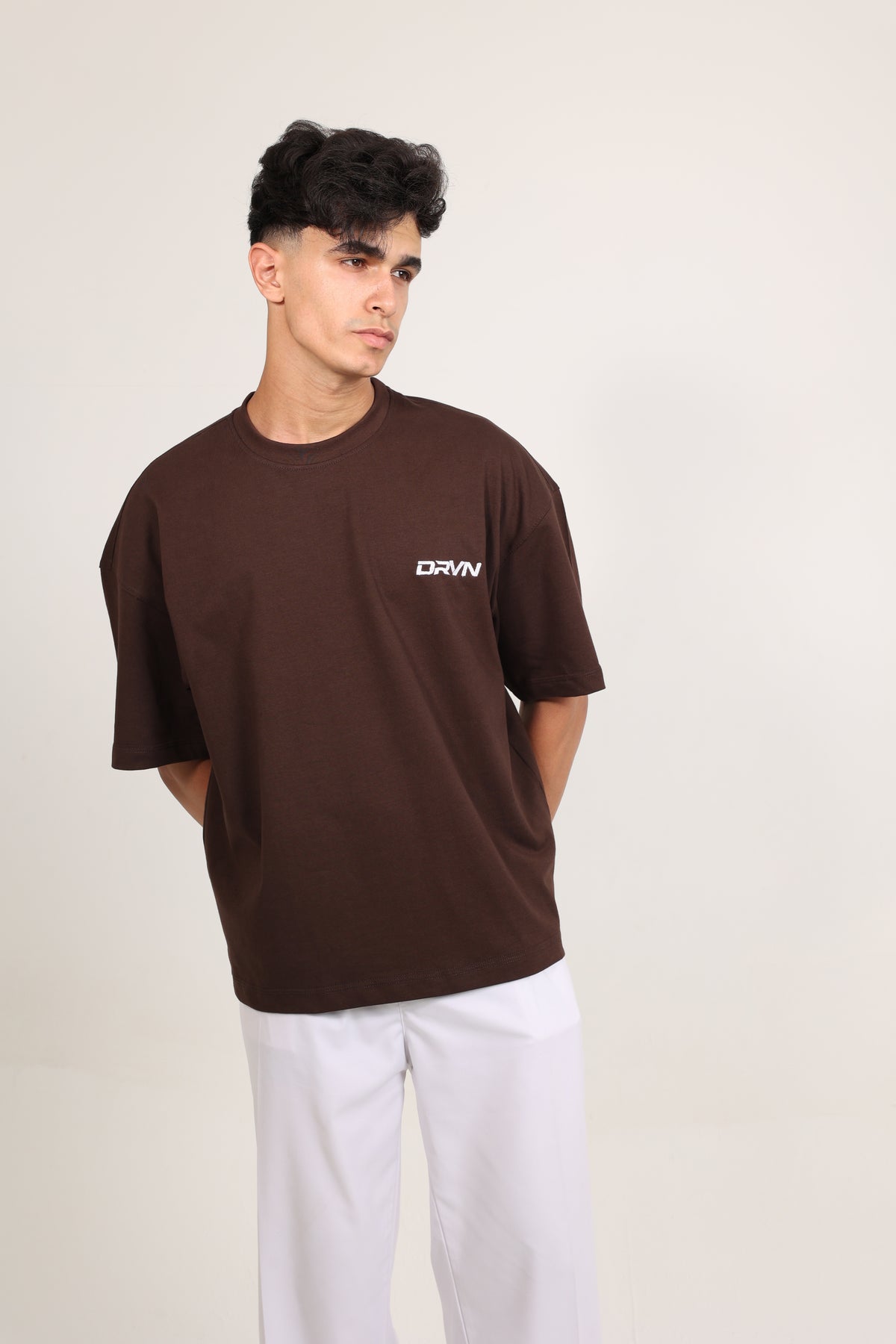 Box Fit T-shirt Brown