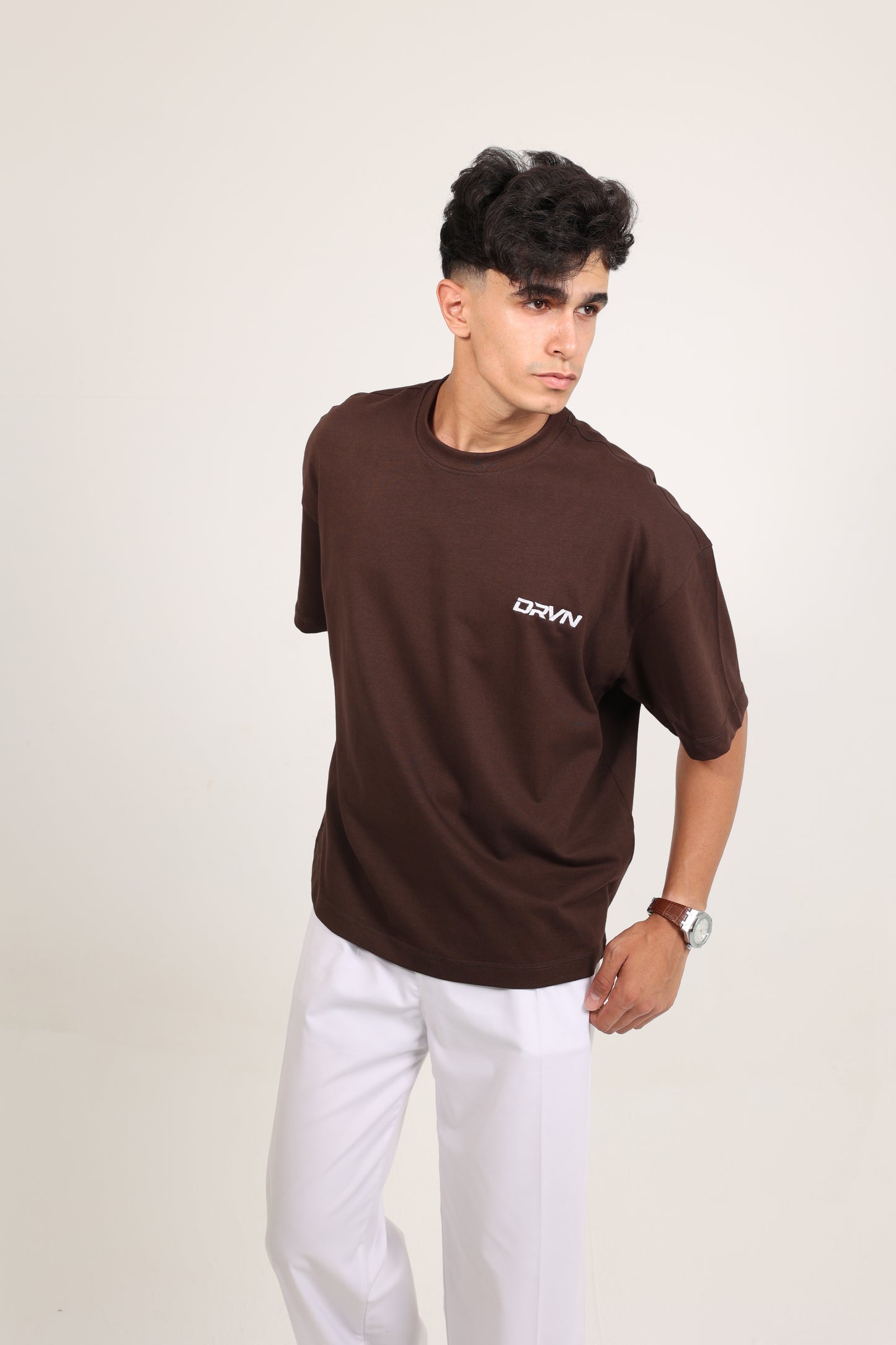 Box Fit T-shirt Brown