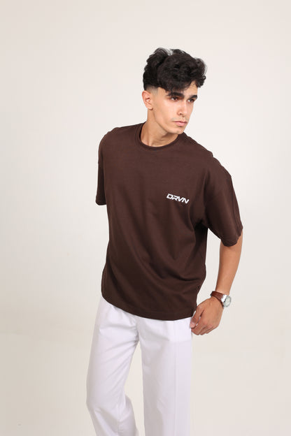 Box Fit T-shirt Brown