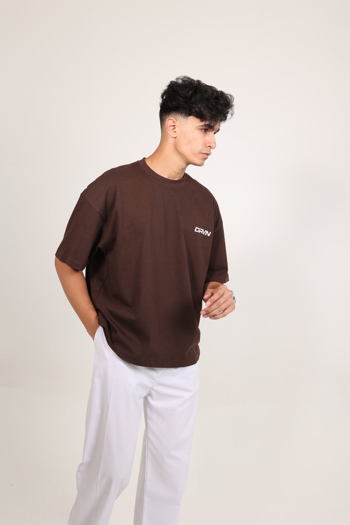 Box Fit T-shirt Brown