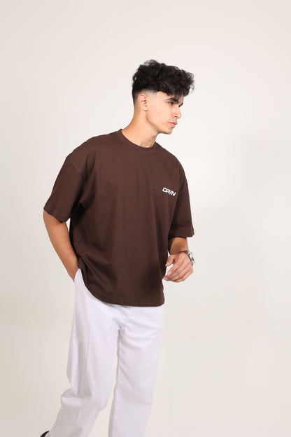 Box Fit T-shirt Brown