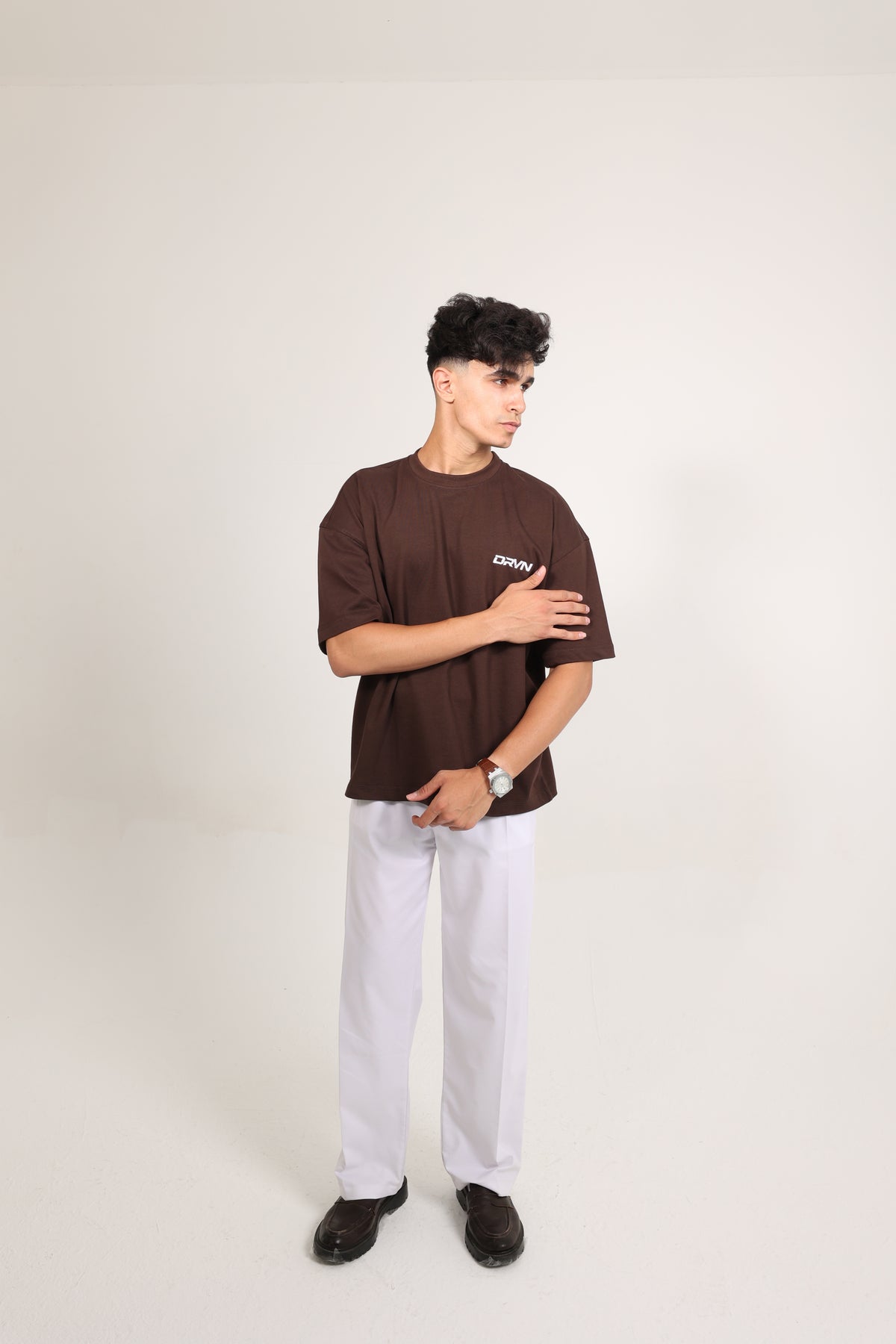 Box Fit T-shirt Brown