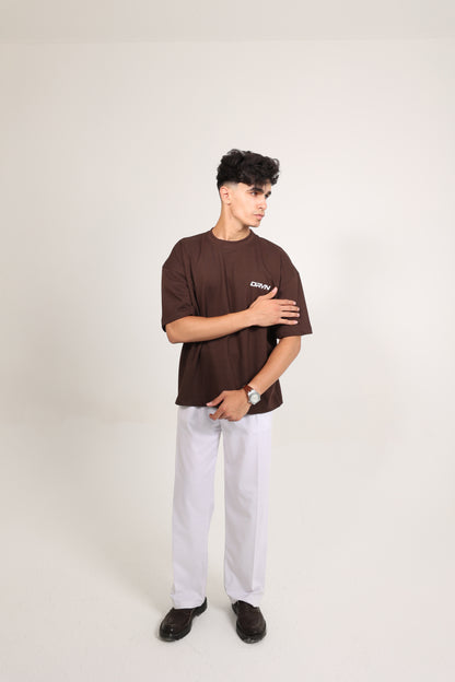 Box Fit T-shirt Brown